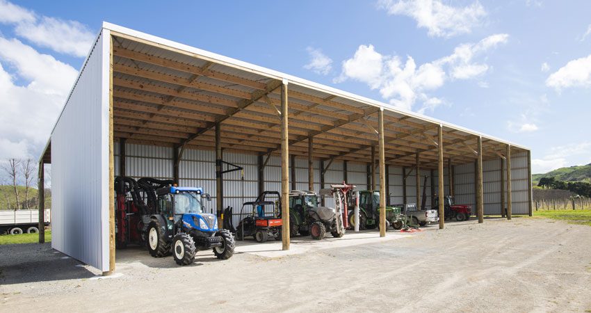 Implement Shed, Tractor Shed